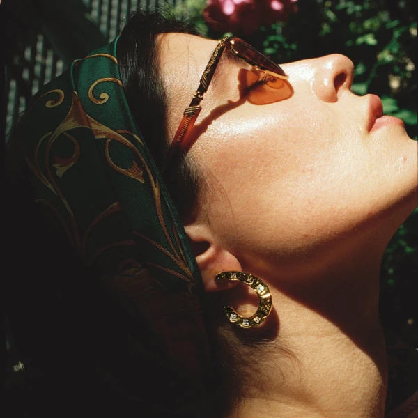Golden Horseshoe Earrings - Image 2