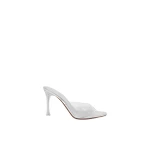 Amina Muaddi Alexa Glass Slipper 95 in Transparent PVC