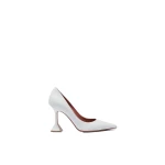 Amina Muaddi Ami Pump 95 in White Nappa