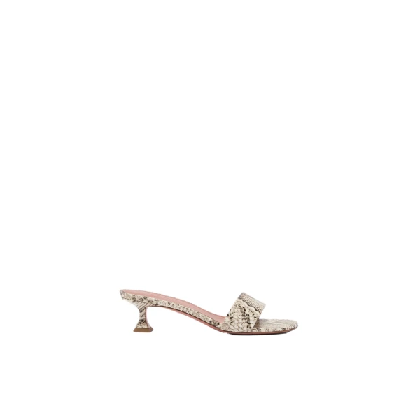 Andreea Slipper 45 in Natural Printed Snake