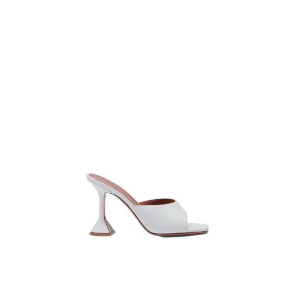 Lupita Slipper 95 in White Nappa