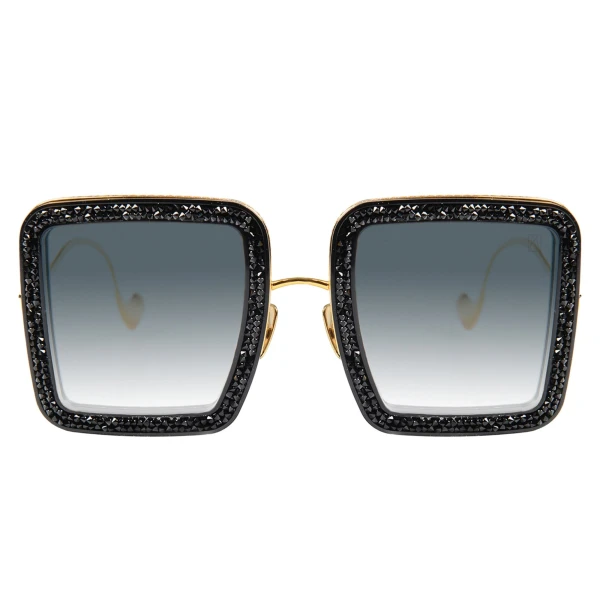 Anna-Karin Karlsson Beaming Sky Sunglasses in Black Crystal