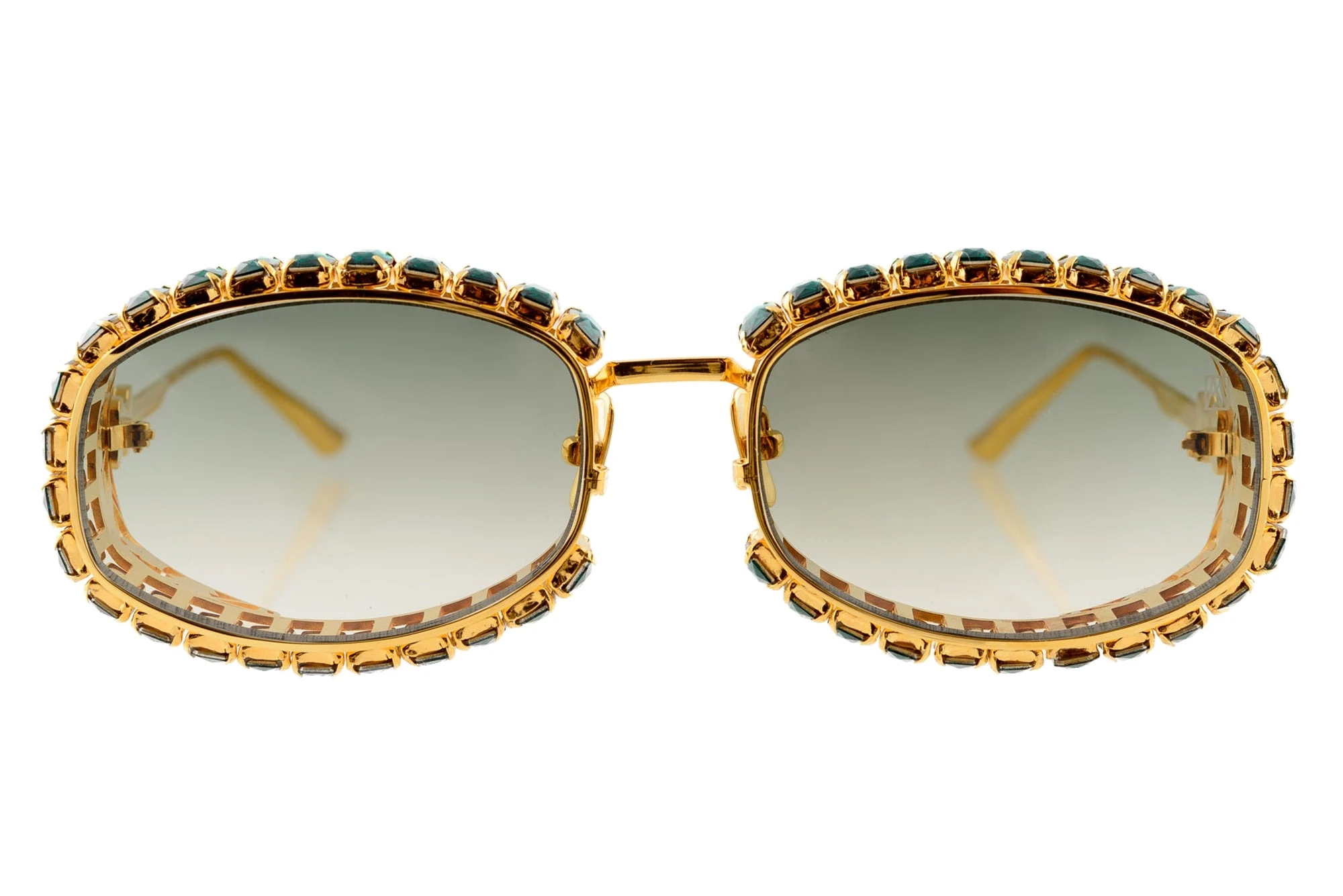 Billion $ Boo Sunglasses in Gold Emerald