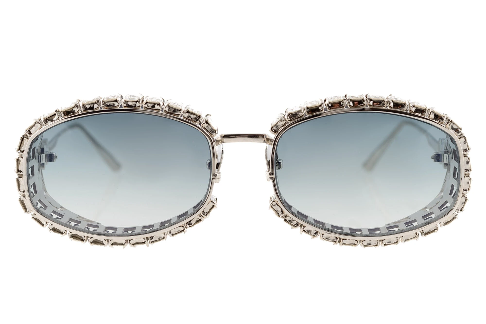 Billion $ Boo Sunglasses in White Gold