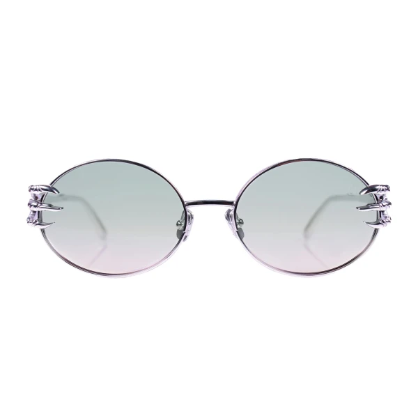 Claw Aventure Sunglasses in White Gold