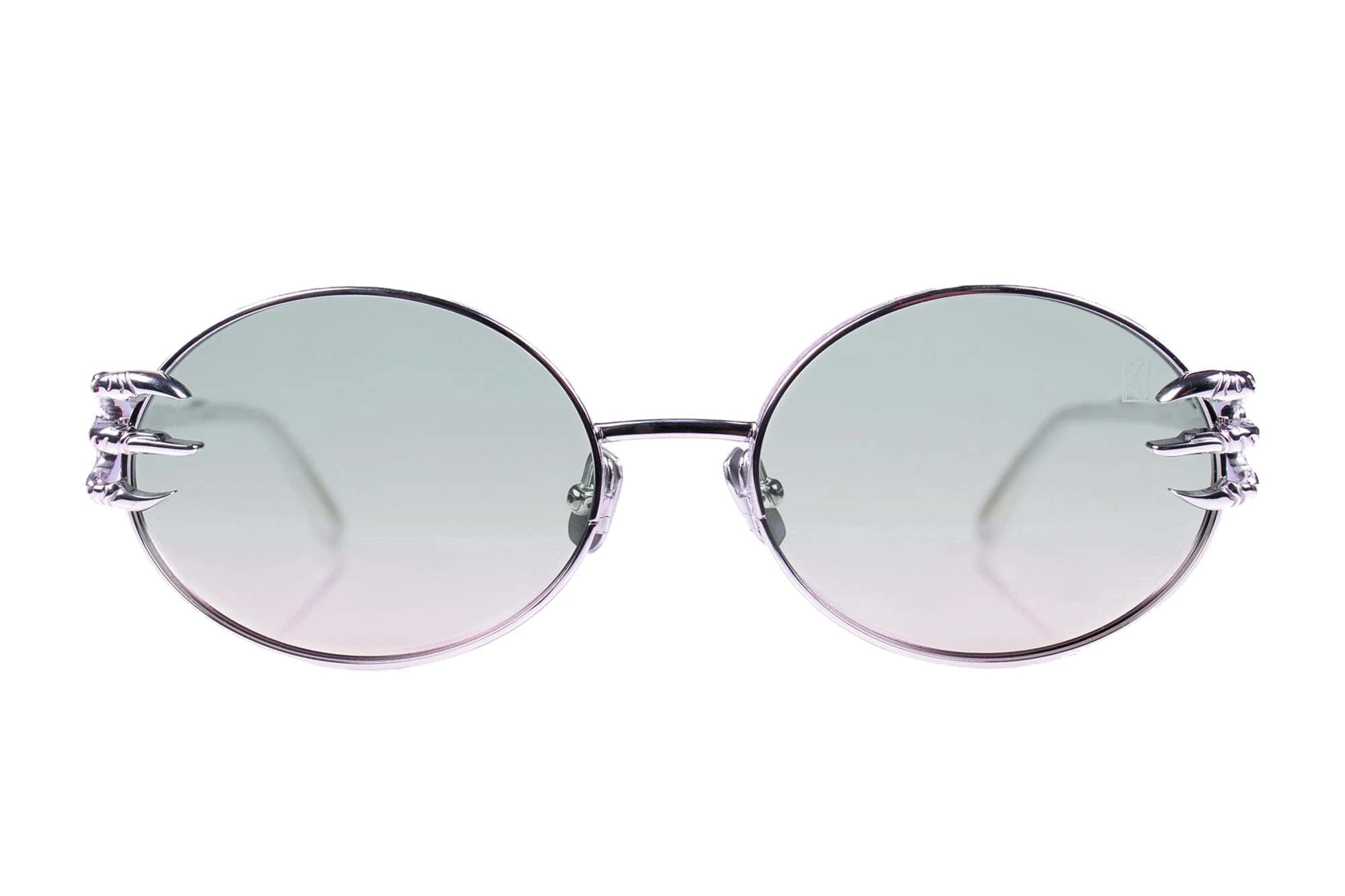 Claw Aventure Sunglasses in White Gold