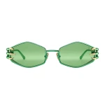Anna-Karin Karlsson Claw Plume Sunglasses in Summer Green