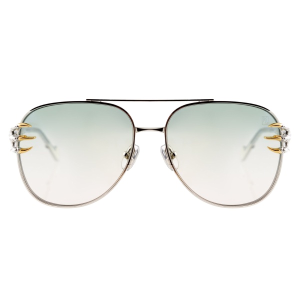 Anna-Karin Karlsson Claw Voyage Sunglasses in White Gold Blush