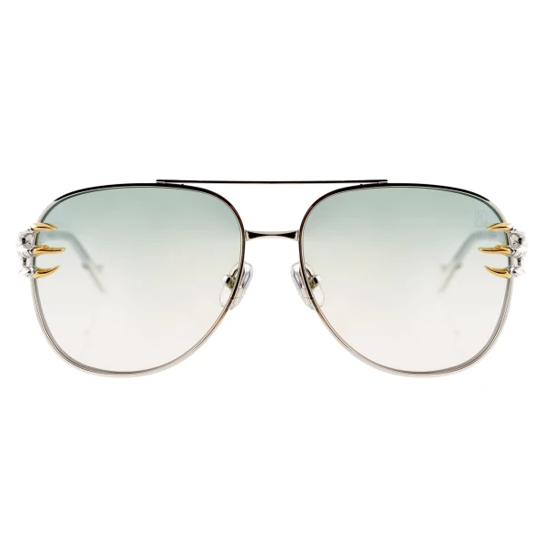 Claw Voyage Sunglasses in White Gold Blush