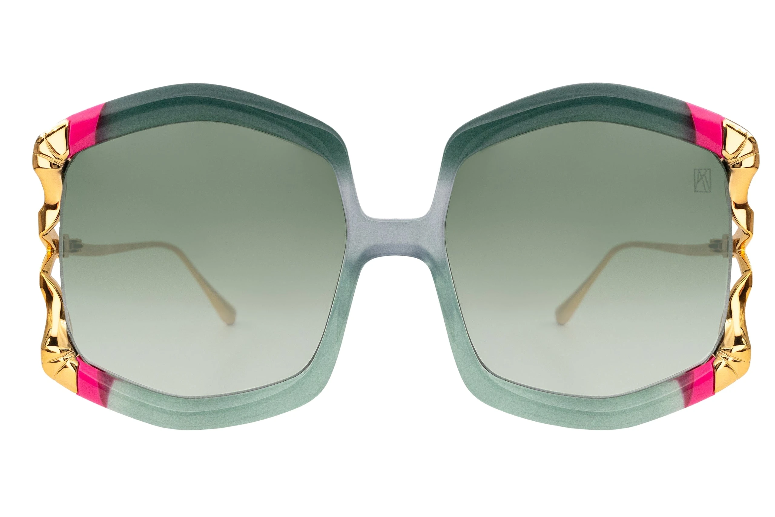 La Vie en Rose Sunglasses in Green