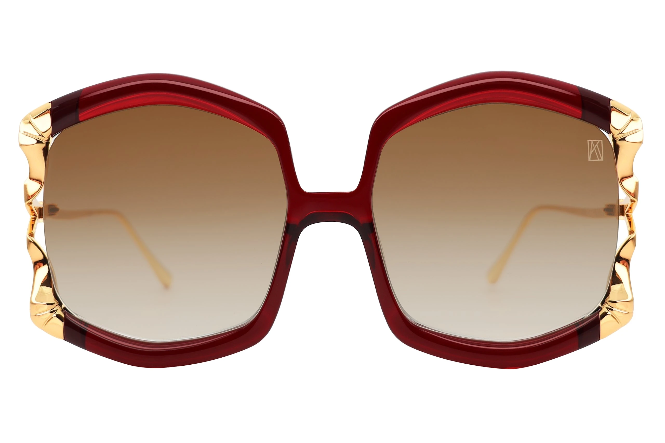 La Vie en Rose Sunglasses in Red