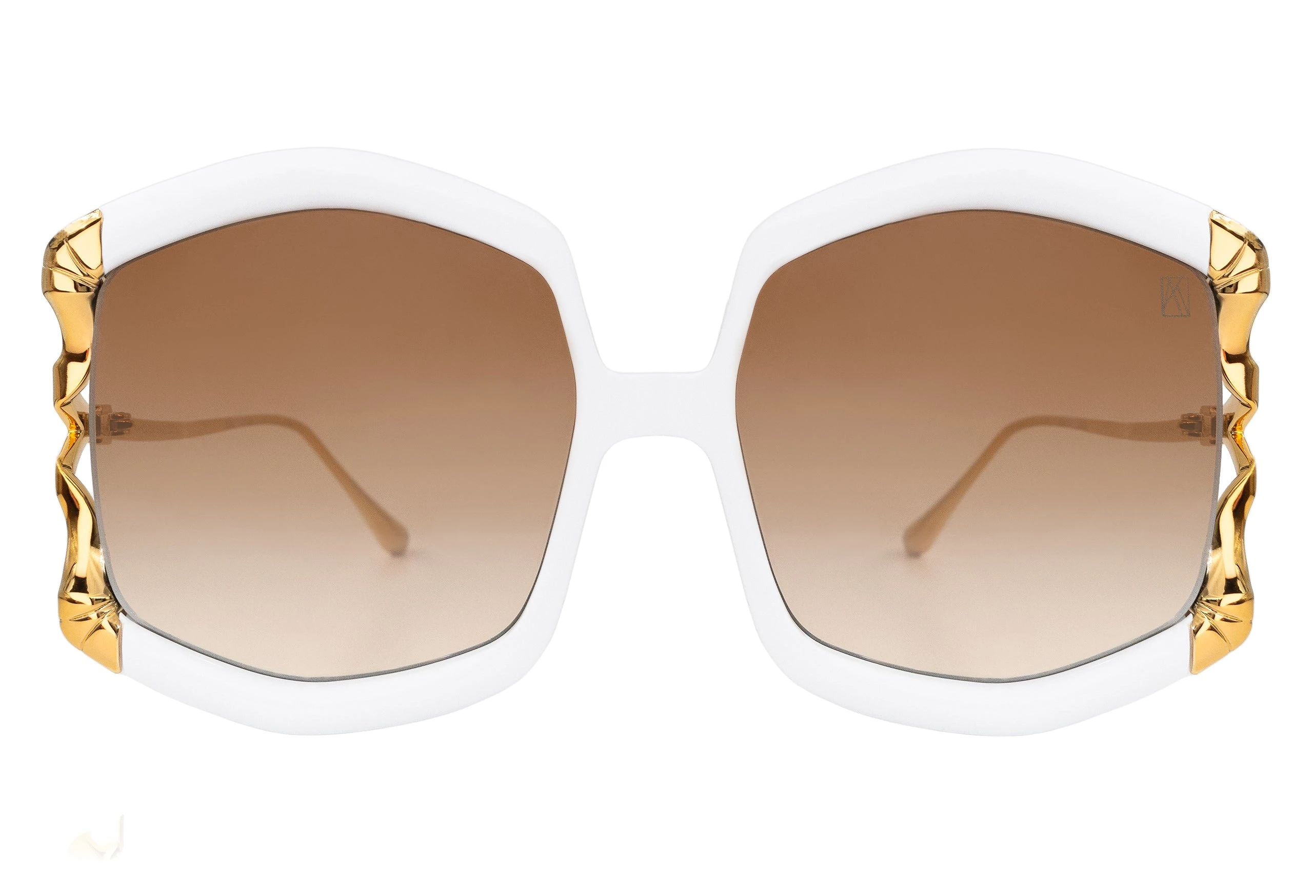 La Vie en Rose Sunglasses in White