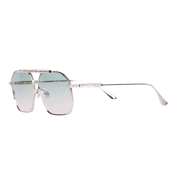 Le Boss 2.0 Sunglasses in White Gold Blush - Image 2