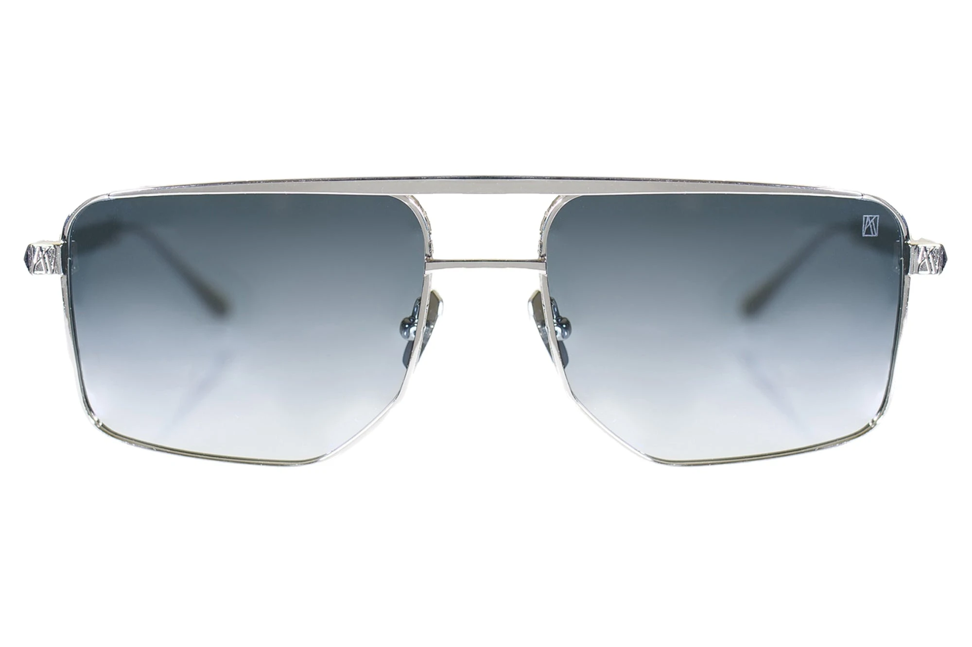 Le Chap Sun Sunglasses in White Gold