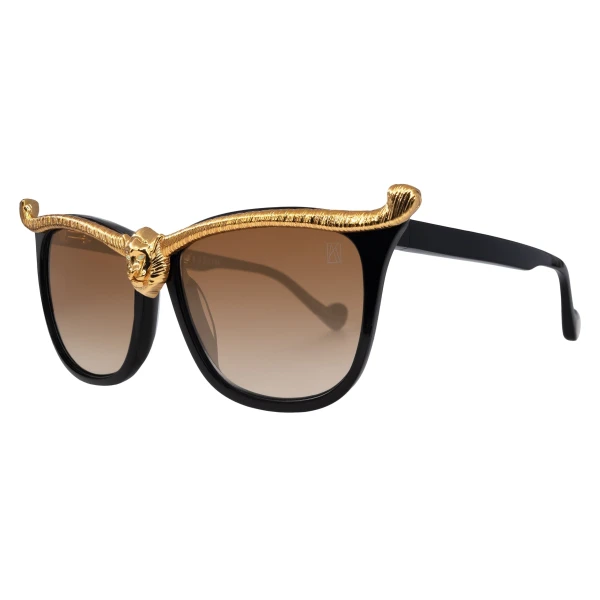 Lioness 2.0 Sunglasses in Black Gold - Image 2