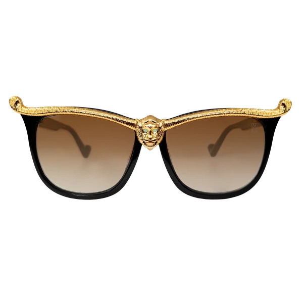 Anna-Karin Karlsson Lioness 2.0 Sunglasses in Black Gold