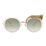 Anna-Karin Karlsson Rose et la Roue Sun Sunglasses in Pearl