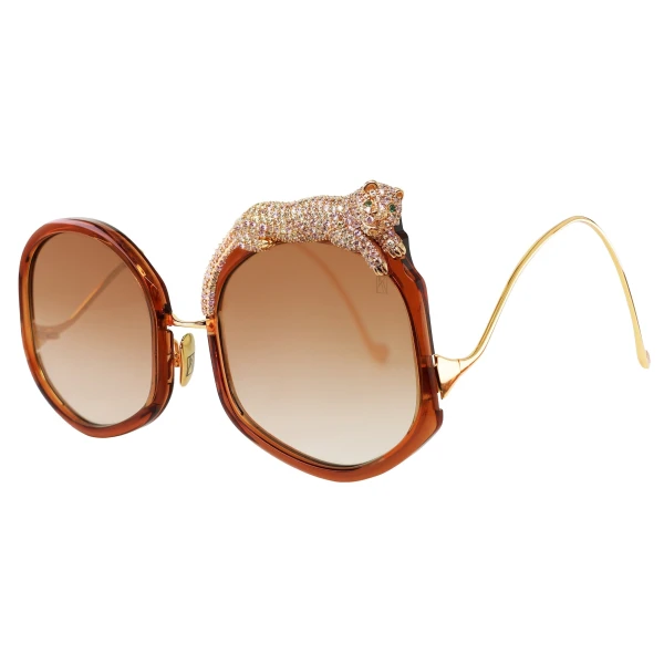 Rose et le Rêve Sun Sunglasses in Caramel - Image 2