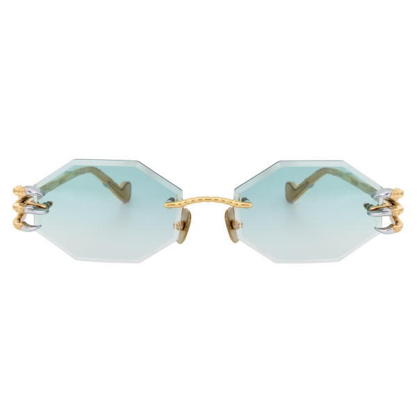 Anna-Karin Karlsson The Claw & the Nest Octagonal 2.0 Sunglasses in Gold Azure