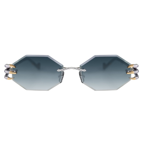 Anna-Karin Karlsson The Claw & the Nest Octagonal 2.0 Sunglasses in White Gold