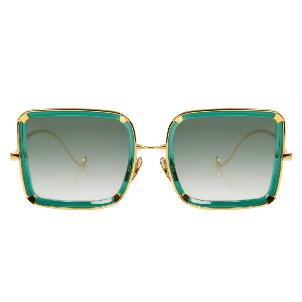 Anna-Karin Karlsson White Moon Sunglasses in Emerald