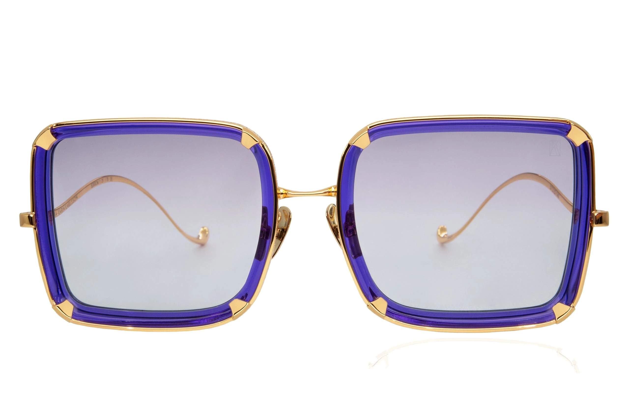 White Moon Sunglasses in Purple