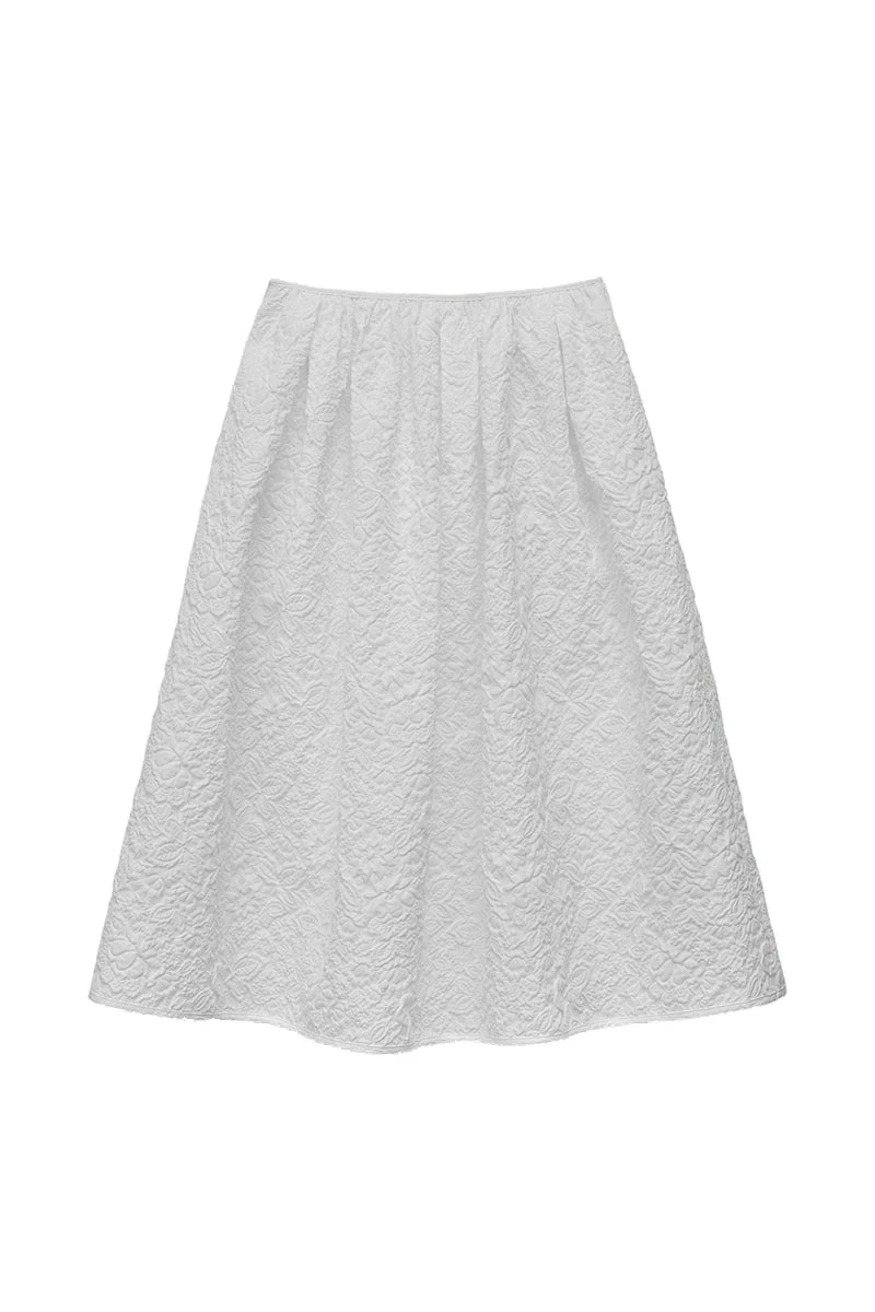 Bala-Skirt-in-White-Cecilie-Bahnsen-Skirts-white Cecilie Bahnsen skirt