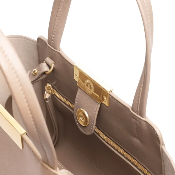 Ateliers Auguste Mini Sévigné in Taupe Smooth Leather bag