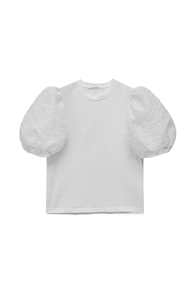 Ben-T-Shirt-in-White-Cecilie-Bahnsen-Tops-white Cecilie Bahnsen t-shirt