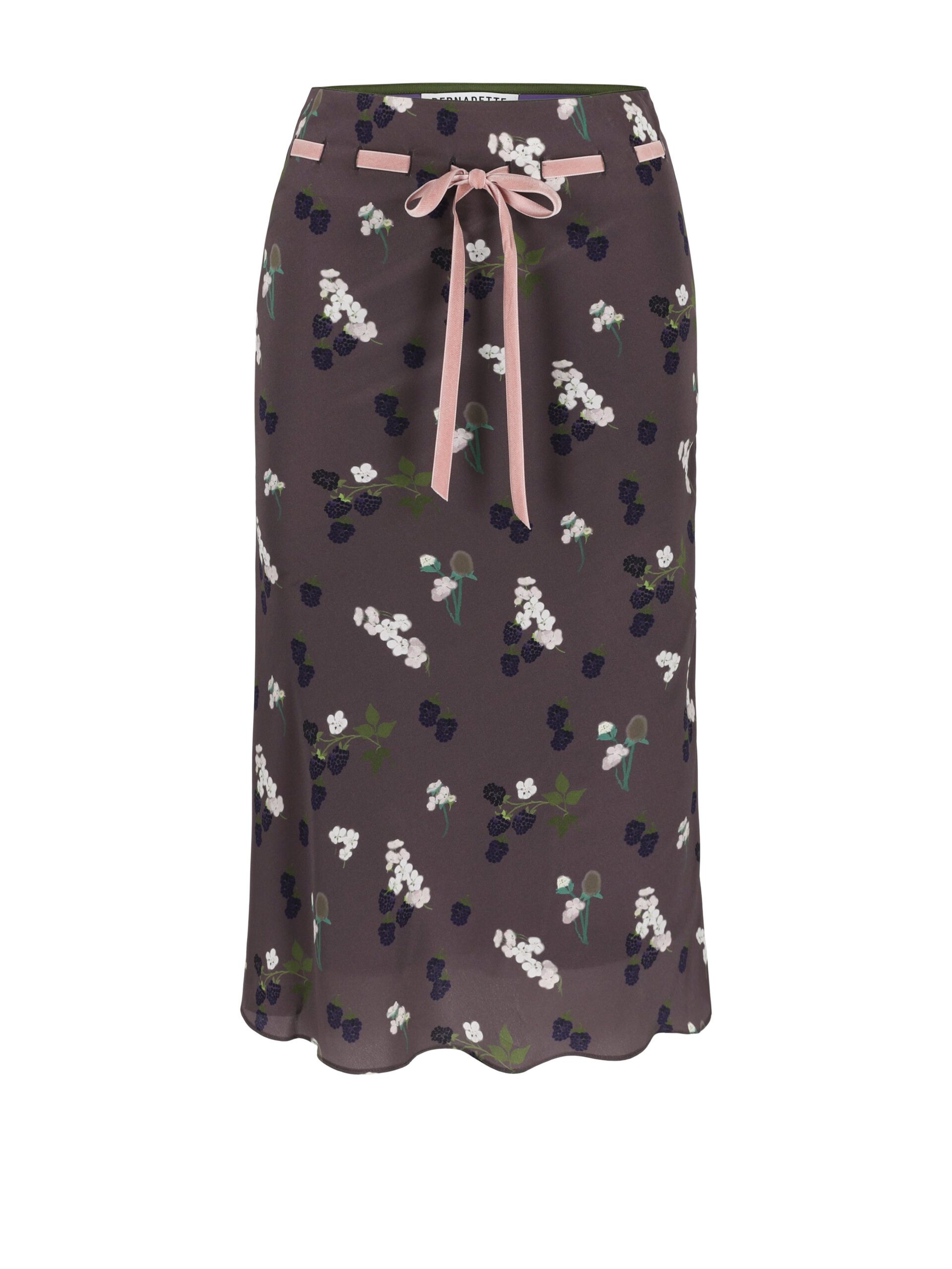 Bernadette Camille Knee Length Skirt in Blackberries Plum Bernadette skirt