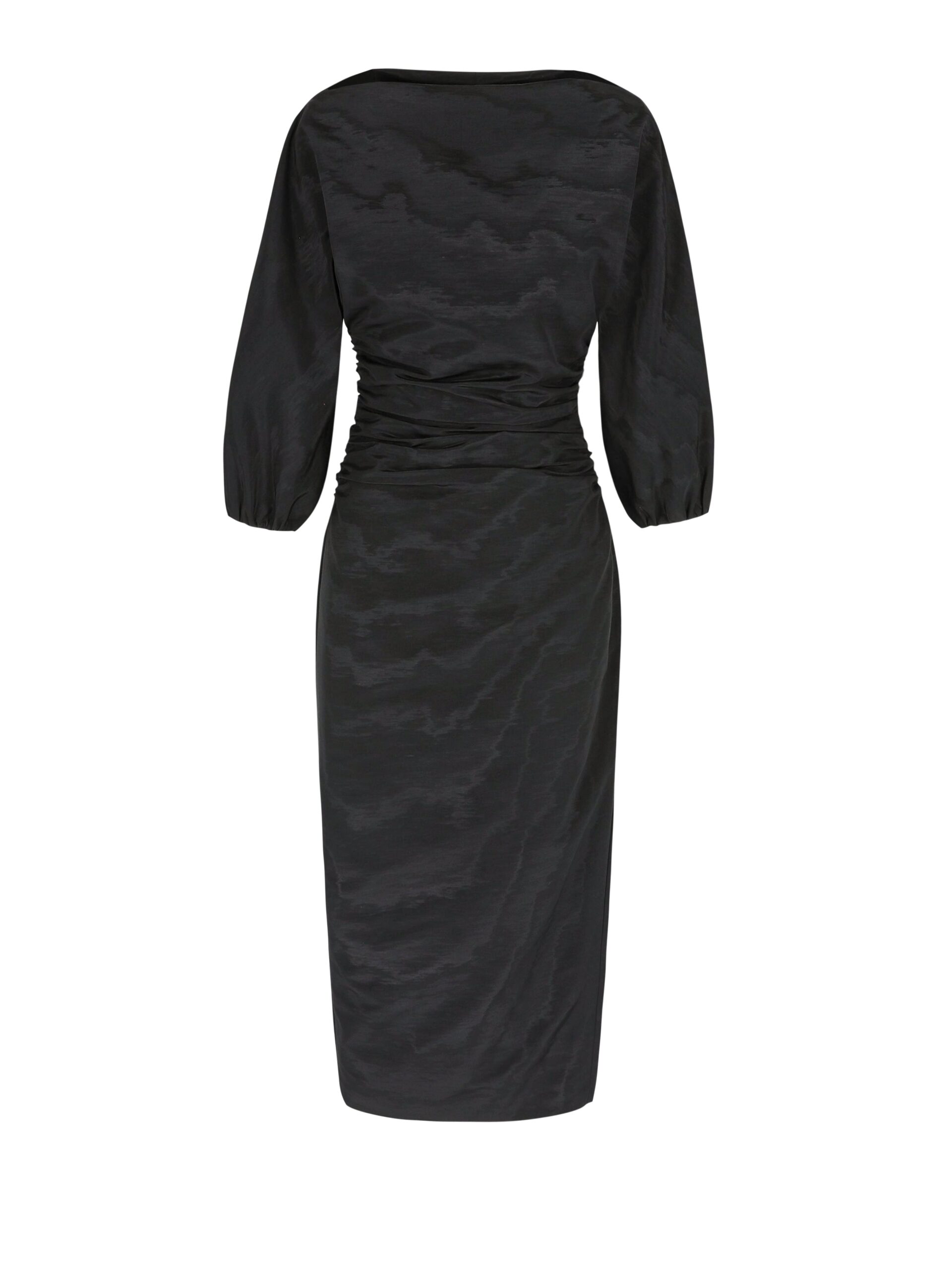 Bernadette Dress Ezra in Black Moire | Dresses | Luxury Shoes Bernadette Dress Ezra in Black Moire | Dresses | Luxury Shoes