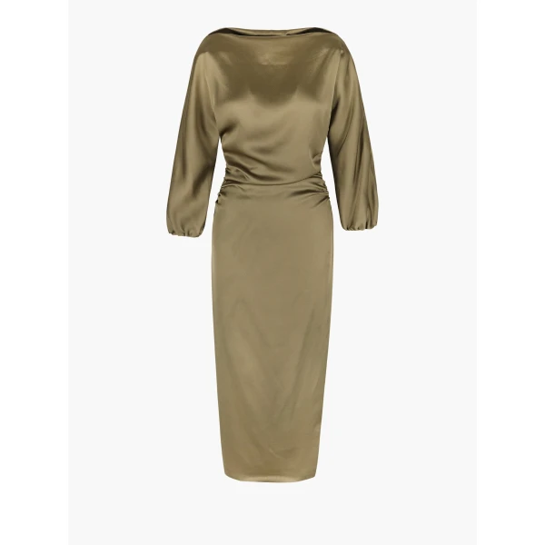 Dress Ezra in Taupe - Image 2