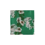 Bernadette Silk Scarf in Hydrangea on Green | Accessories | Luxury Shoes 