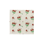 Bernadette Silk Scarf in Lingerie Roses Red on Cream | Accessories | Luxury Shoes 