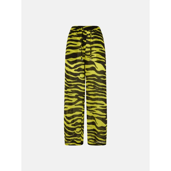 Black and yellow pants