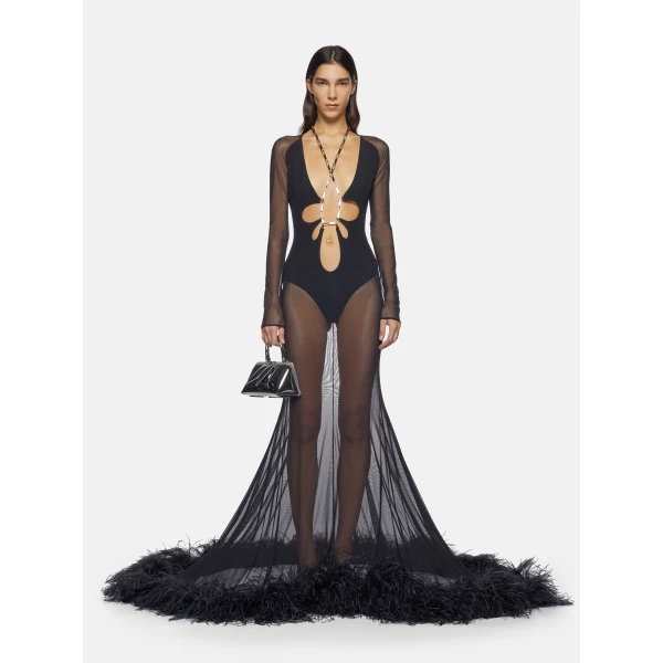 Black long dress