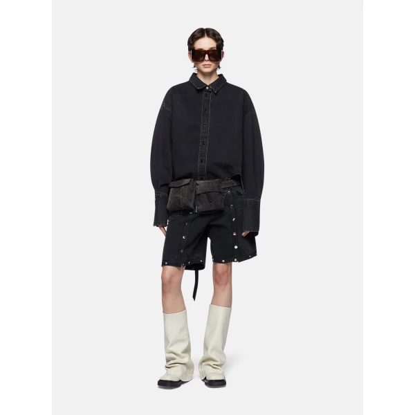 Black shirt jacket