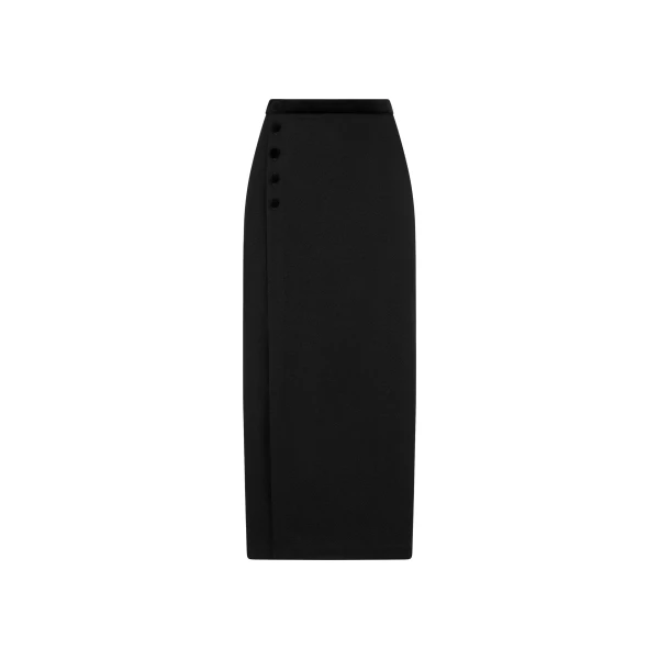Ara Long Skirt in Luna Black