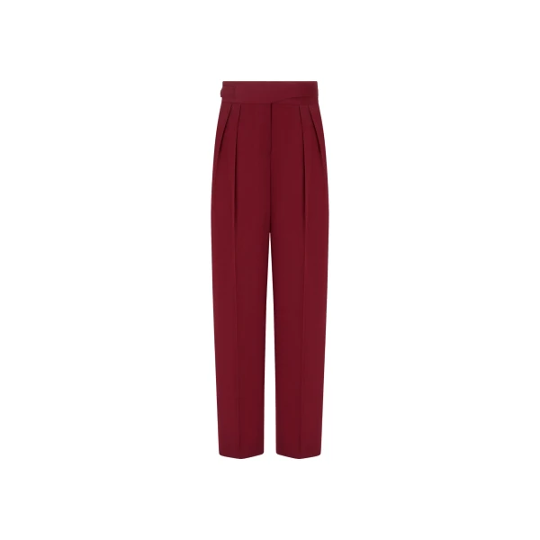 Tomo Pants in Omadeleine Bordeaux