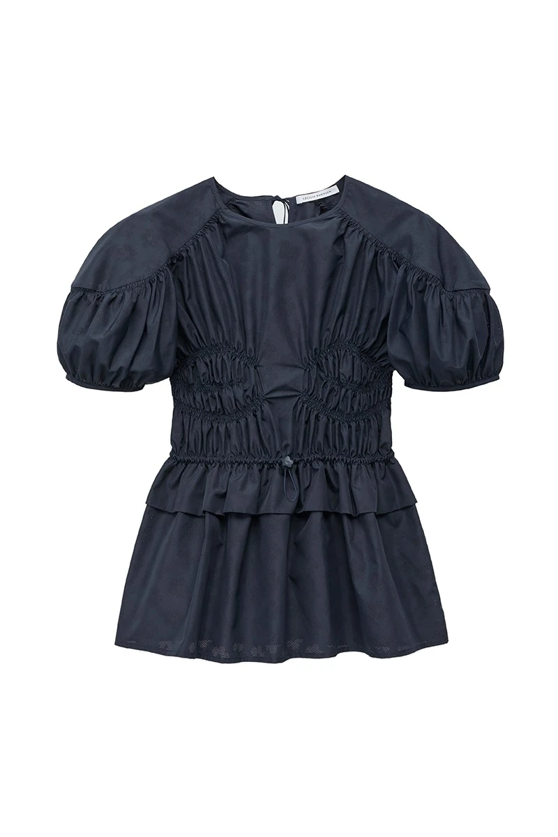 Brooklyn-Top-in-Navy-Cecilie-Bahnsen-Tops-white Cecilie Bahnsen top