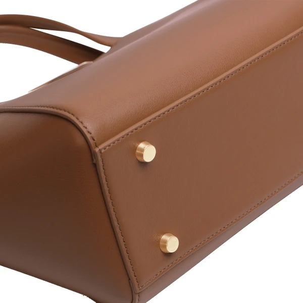 Ateliers Auguste Mini Sévigné in Tan Smooth Leather bag