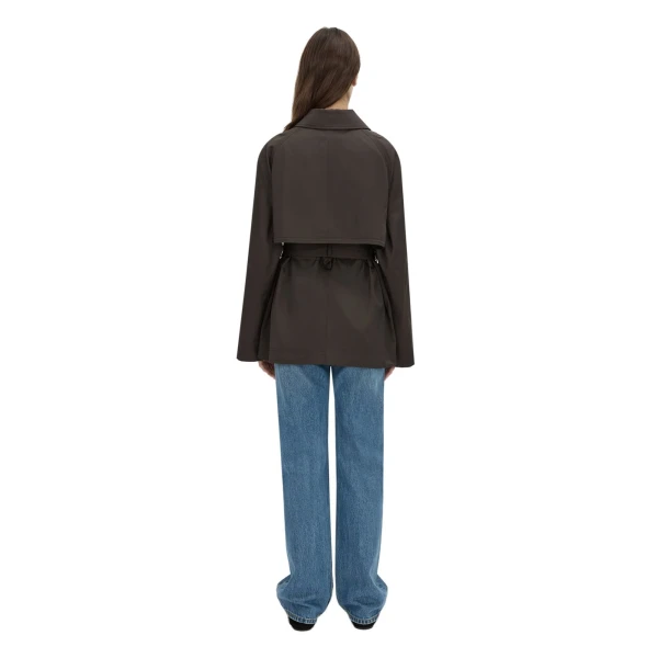 Camilla and Marc Aidra Short Trench Coat in Hickory