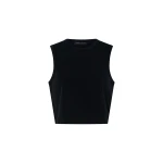 Camilla and Marc Alba Crop Rib Tank in Black | Tops | Luxury Shoes 