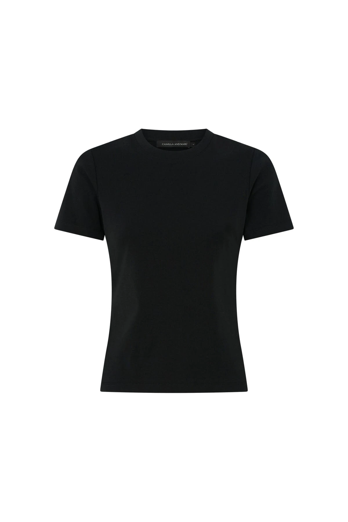 Camilla-and-Marc-Alba-Rib-Tee-in-Black Camilla and Marc Alba Rib Tee in Black | Tops | Luxury Shoes