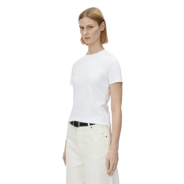 Camilla and Marc Alba Rib Tee in Soft White