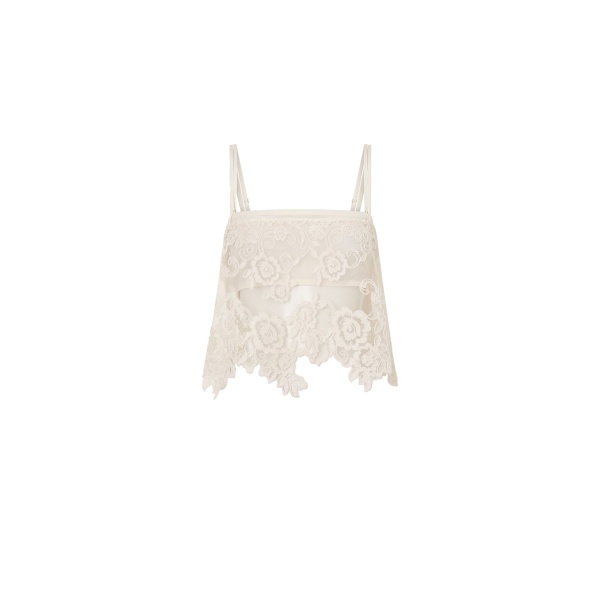 Camilla and Marc Alvar Lace Cami in Cream | Tops | Luxury Shoes 