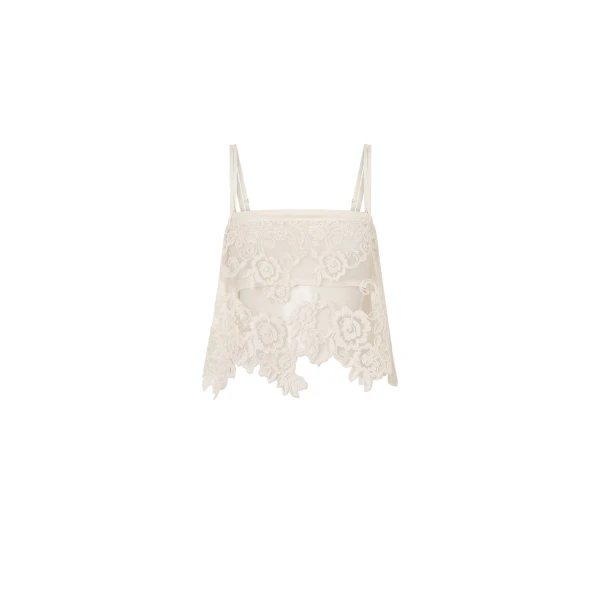 Camilla and Marc Alvar Lace Cami in Cream | Tops | Luxury Shoes 