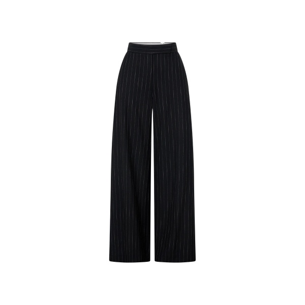 Camilla and Marc Alvar Relaxed Pant in Black and White Stripe | Pants | Luxury Shoes 