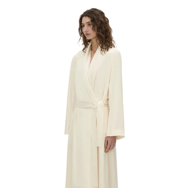 Camilla and Marc Arion Shawl Collar Dress in Cream