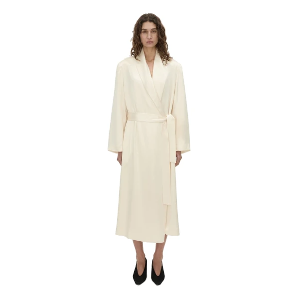 Camilla and Marc Arion Shawl Collar Dress in Cream